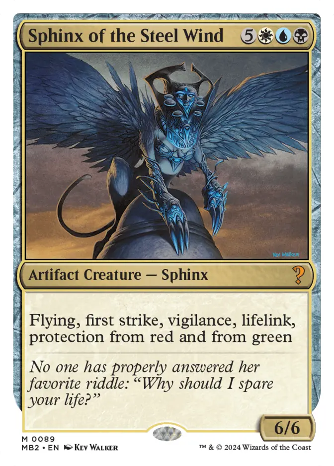 Sphinx of the Steel Wind <White-Bordered> [MB2]