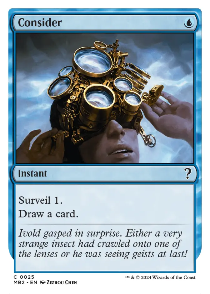 Consider <White-Bordered> [MB2]