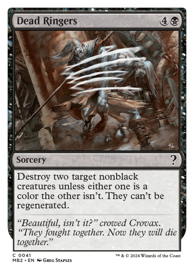 Dead Ringers <White-Bordered> [MB2]