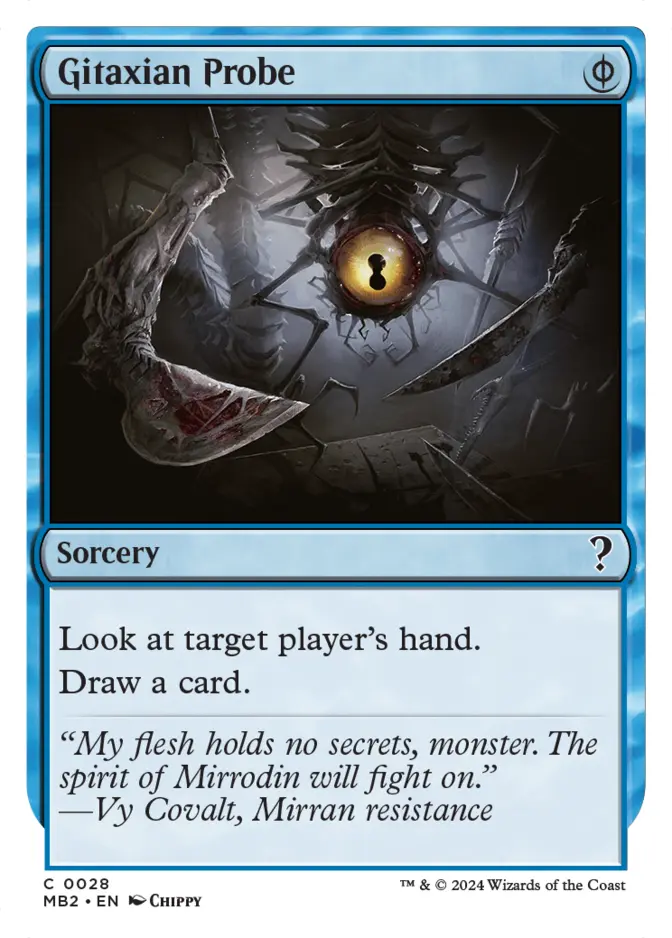Gitaxian Probe <White-Bordered> [MB2]