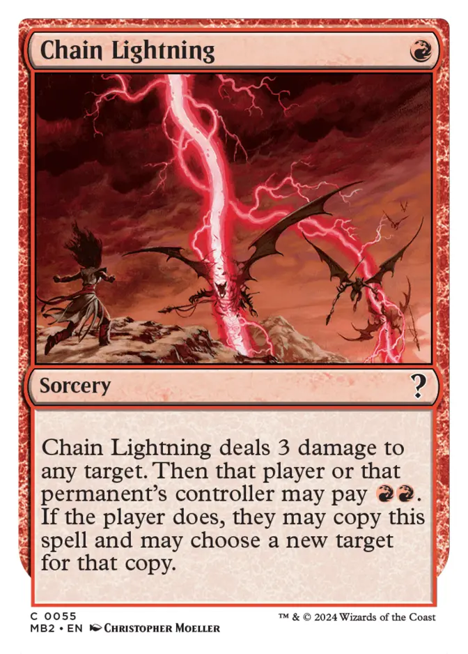 Chain Lightning <White-Bordered> [MB2]