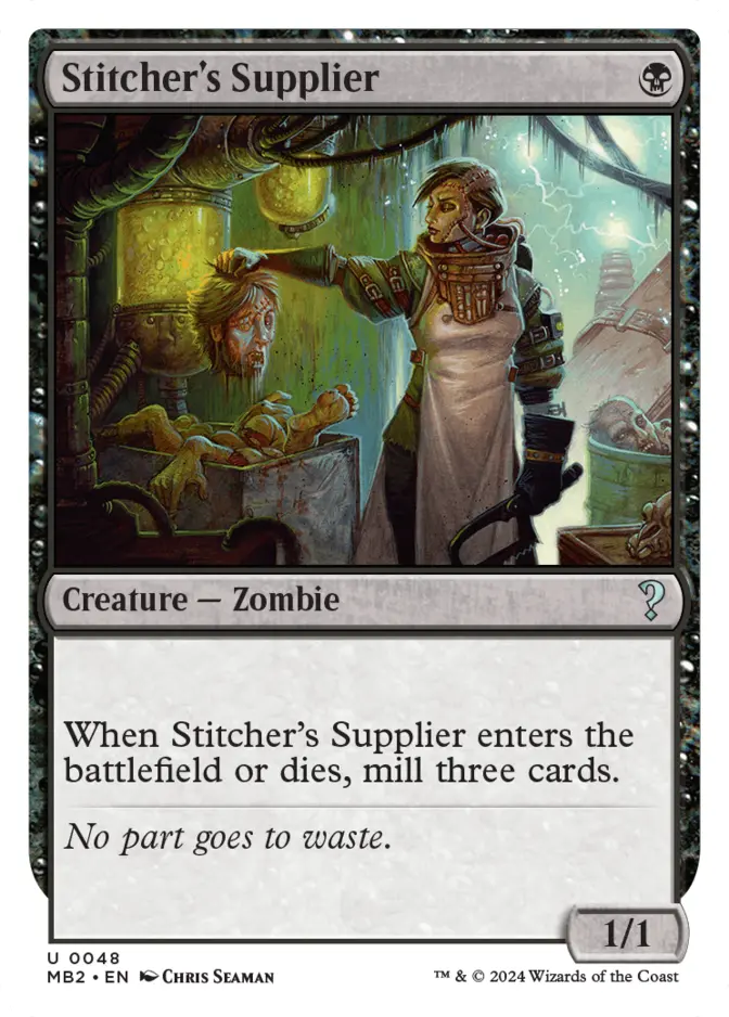 Stitcher's Supplier <White-Bordered> [MB2]