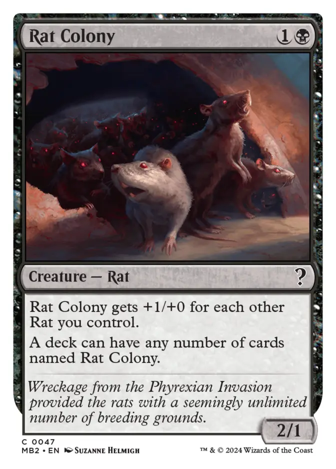 Rat Colony <White-Bordered> [MB2]