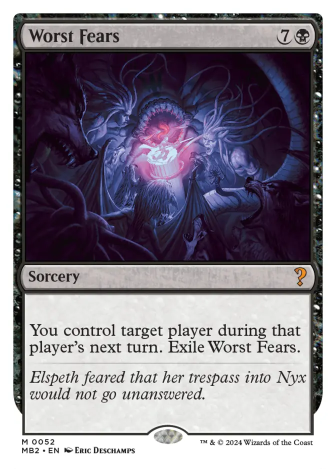 Worst Fears <White-Bordered> [MB2]