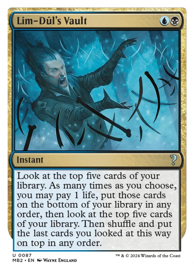 Lim-Dul's Vault <White-Bordered> [MB2]