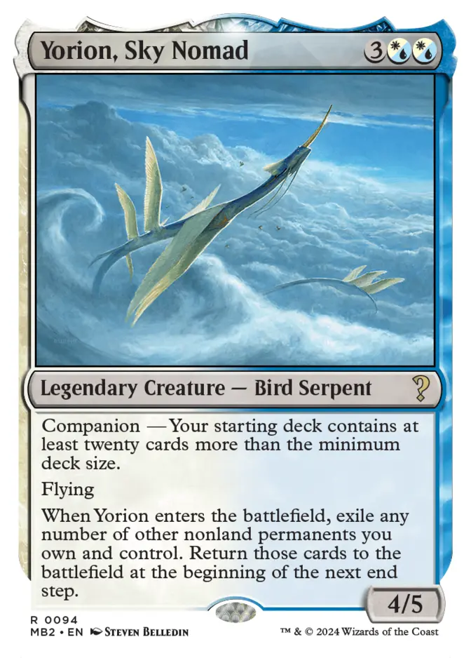 Yorion, Sky Nomad <White-Bordered> [MB2]
