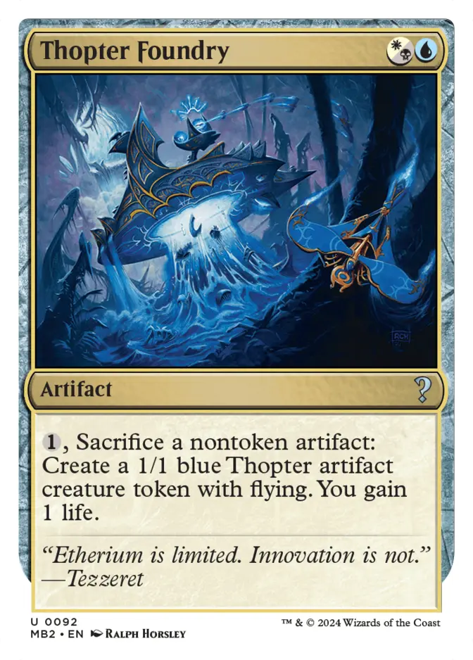 Thopter Foundry <White-Bordered> [MB2]