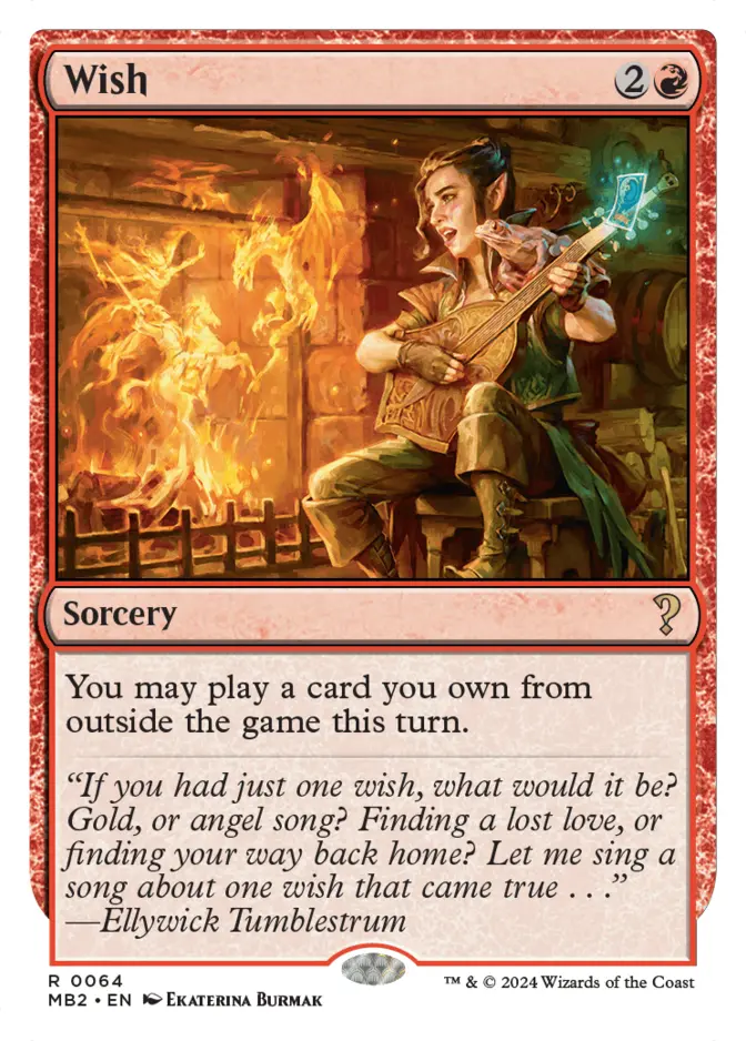 Wish <White-Bordered> [MB2]