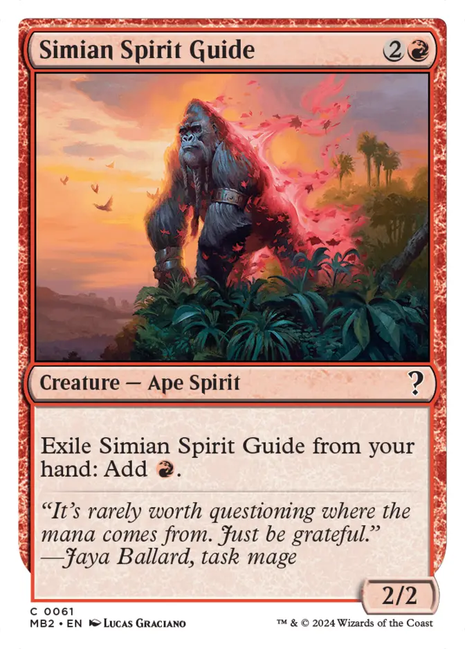 Simian Spirit Guide <White-Bordered> [MB2]