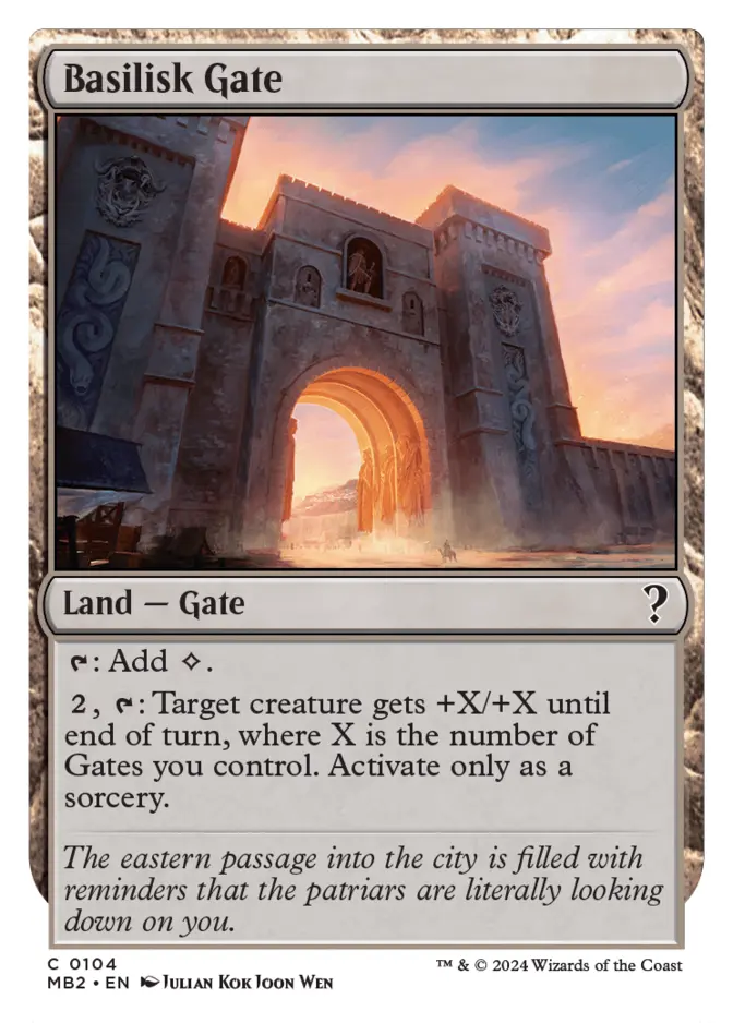 Basilisk Gate <White-Bordered> [MB2]