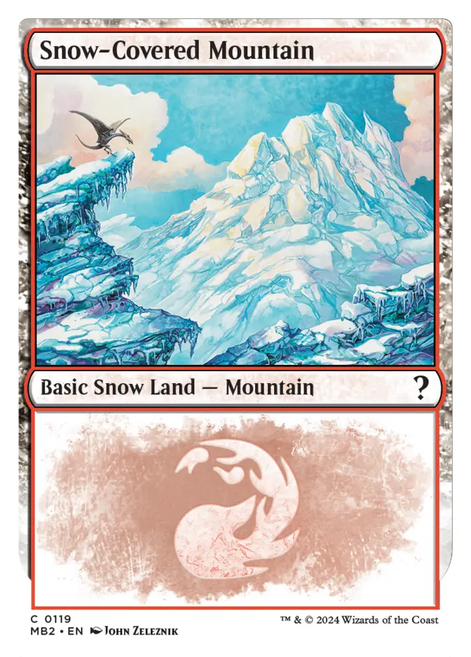 Snow-Covered Mountain <White-Bordered> [MB2]