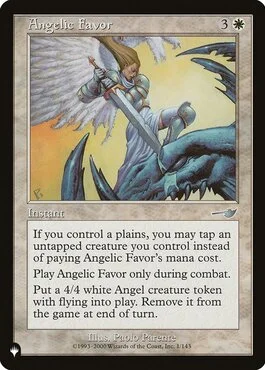 Angelic Favor, The List (PLIST) Price History