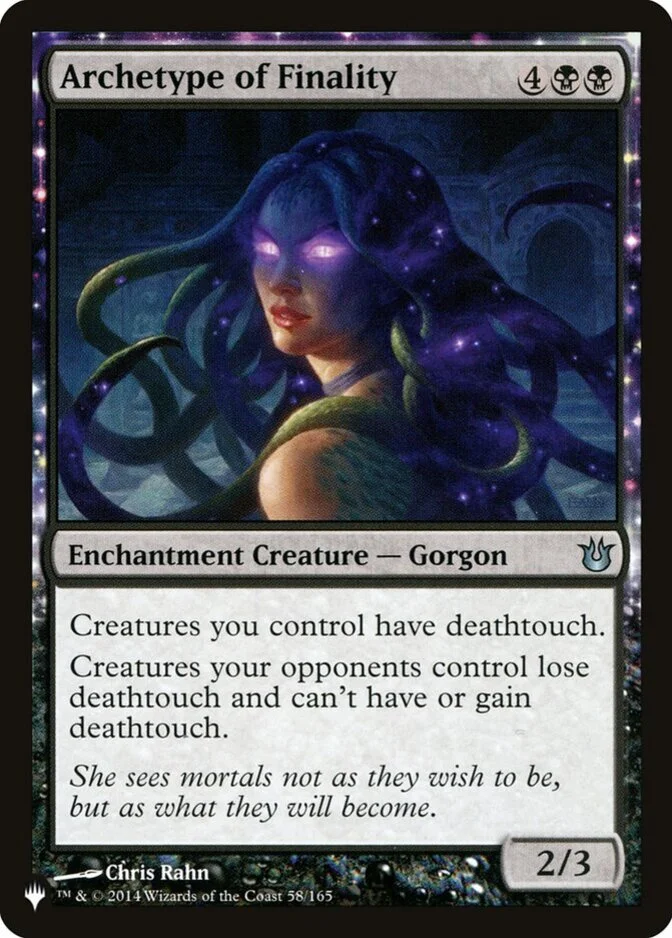 Archetype of Finality [PLIST]