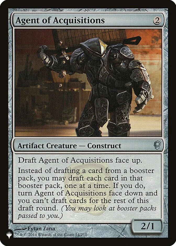 Agent of Acquisitions [PLIST]