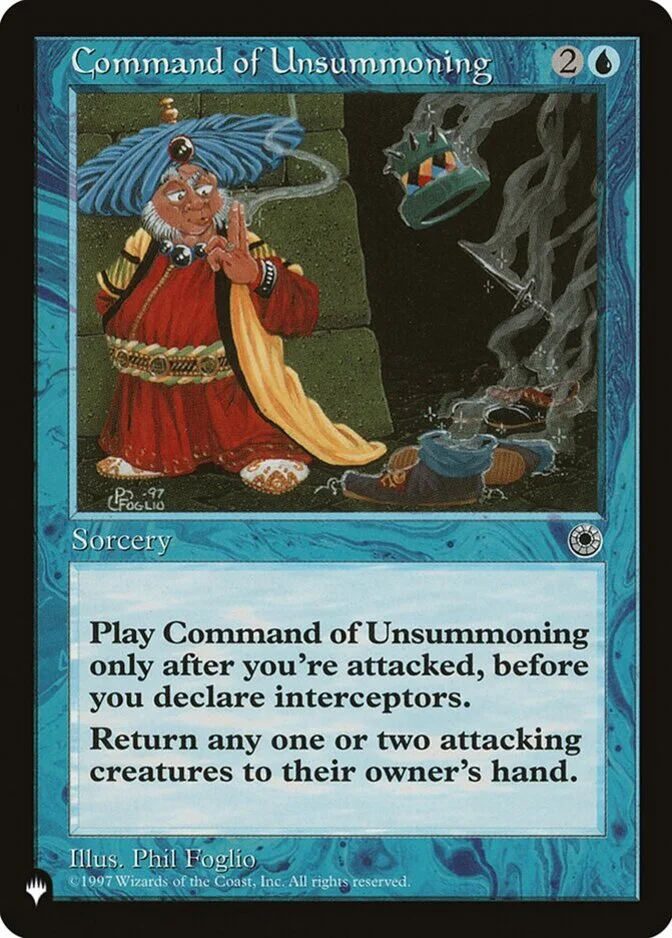Command of Unsummoning [PLIST]