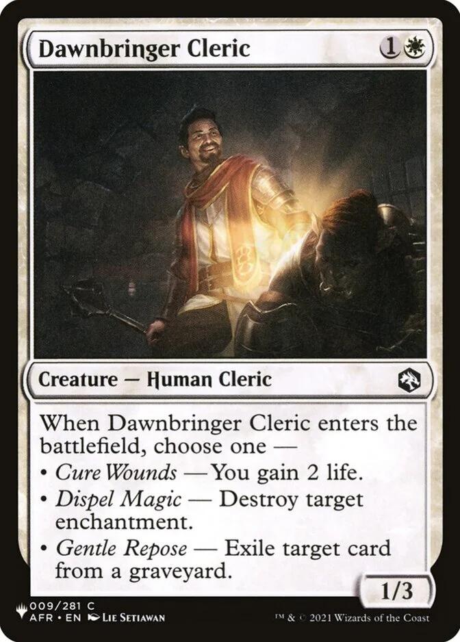Dawnbringer Cleric [PLIST]