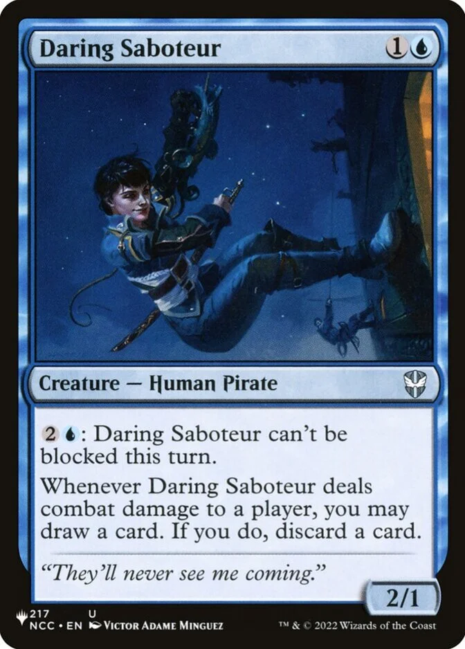 Daring Saboteur [PLIST]