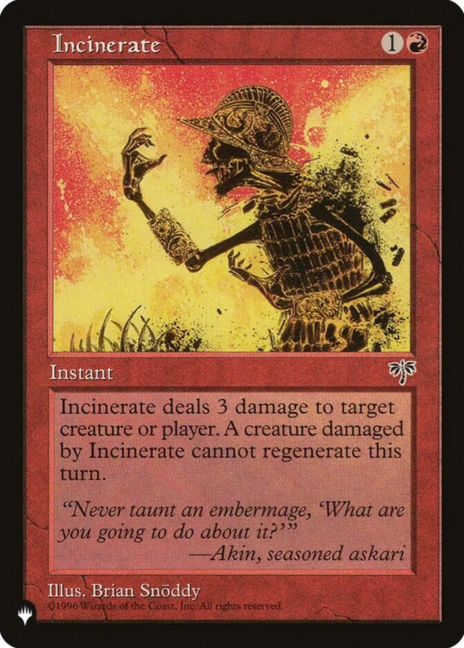 Incinerate [PLIST]