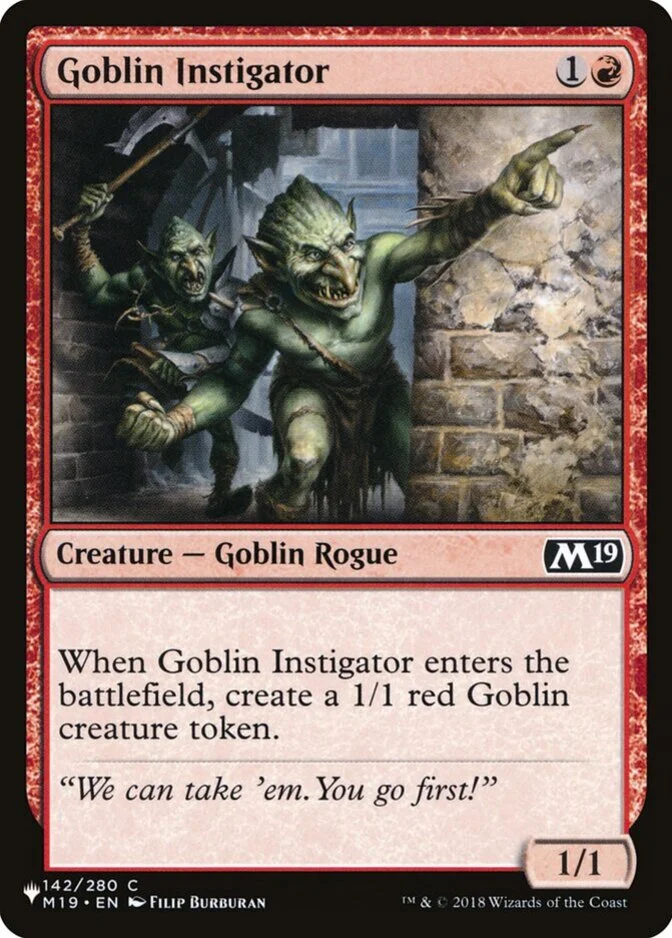 Goblin Instigator [PLIST]
