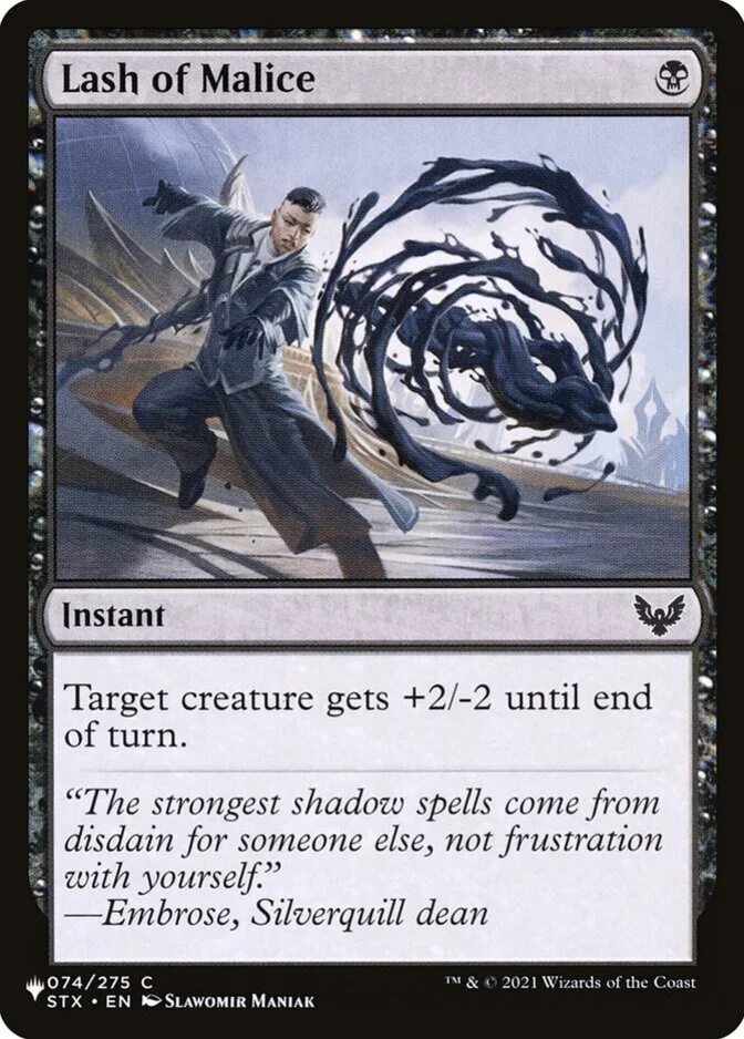 Lash of Malice [PLIST]