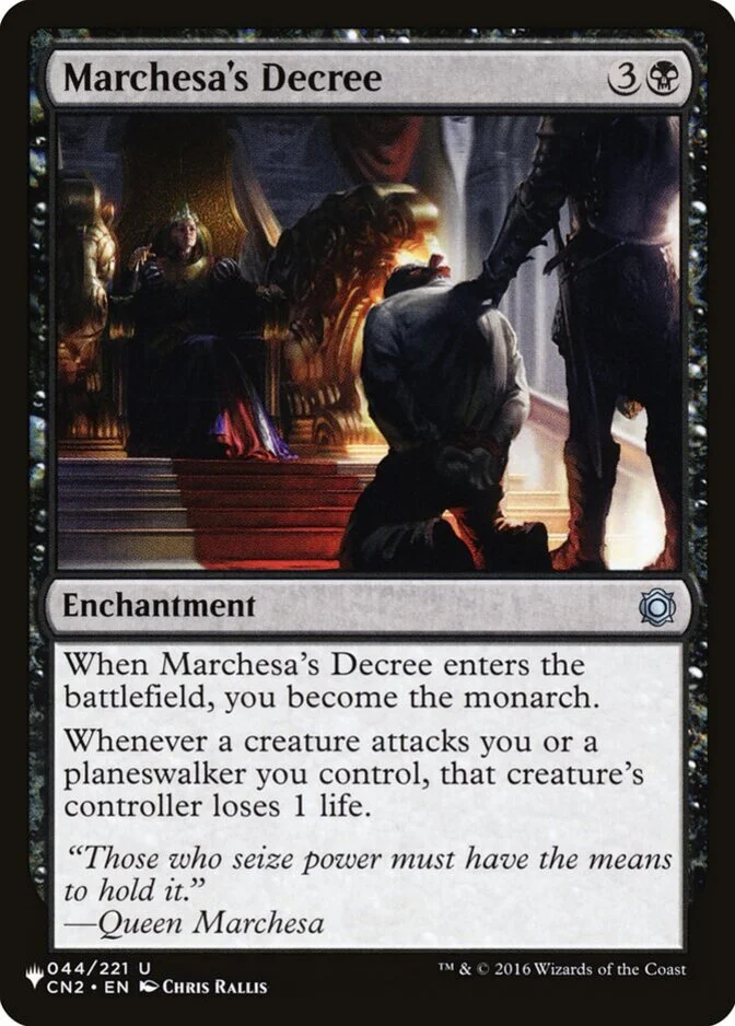 Marchesa's Decree [PLIST]