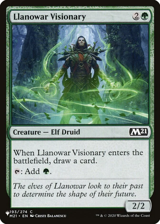 Llanowar Visionary [PLIST]