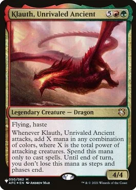 Klauth, Unrivaled Ancient