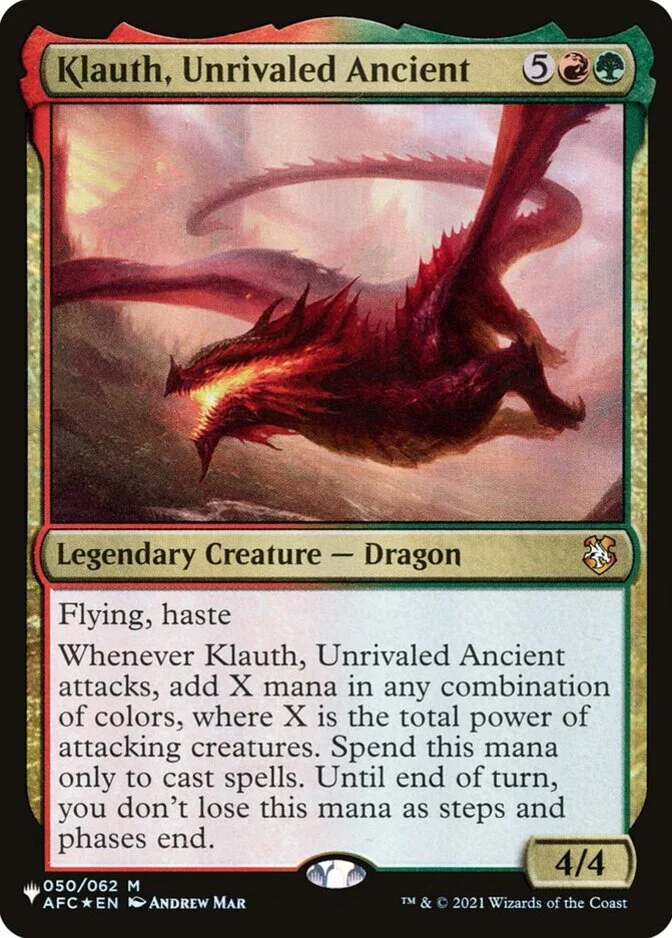 Klauth, Unrivaled Ancient [PLIST]