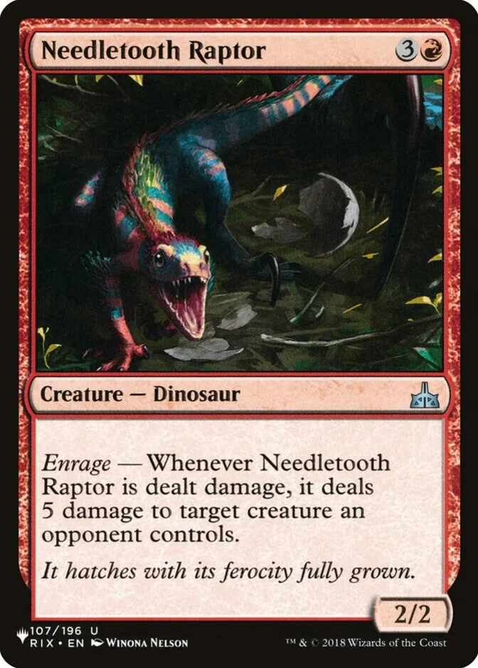 Needletooth Raptor [PLIST]