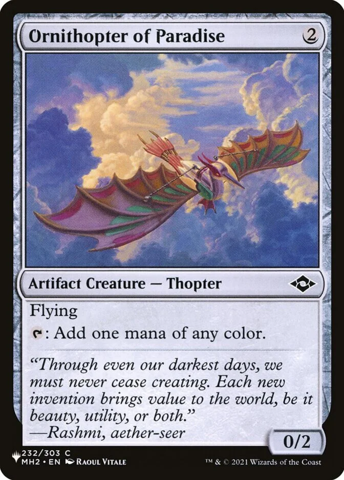 Ornithopter of Paradise [PLIST]