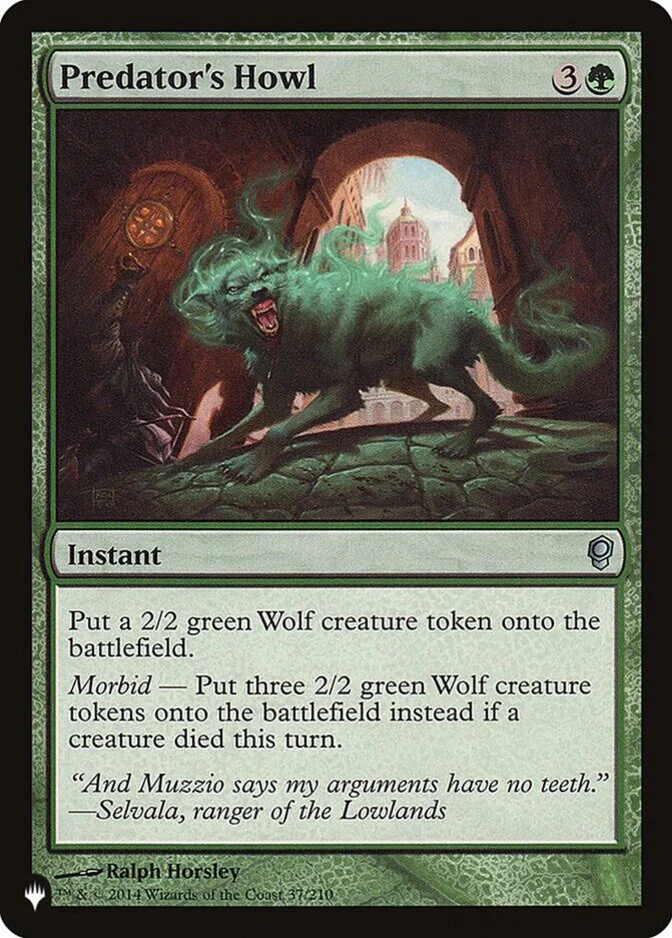 Predator's Howl [PLIST]