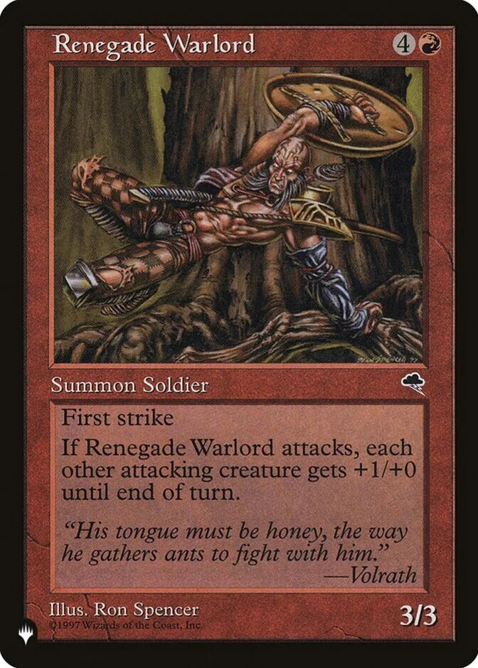 Renegade Warlord [PLIST]