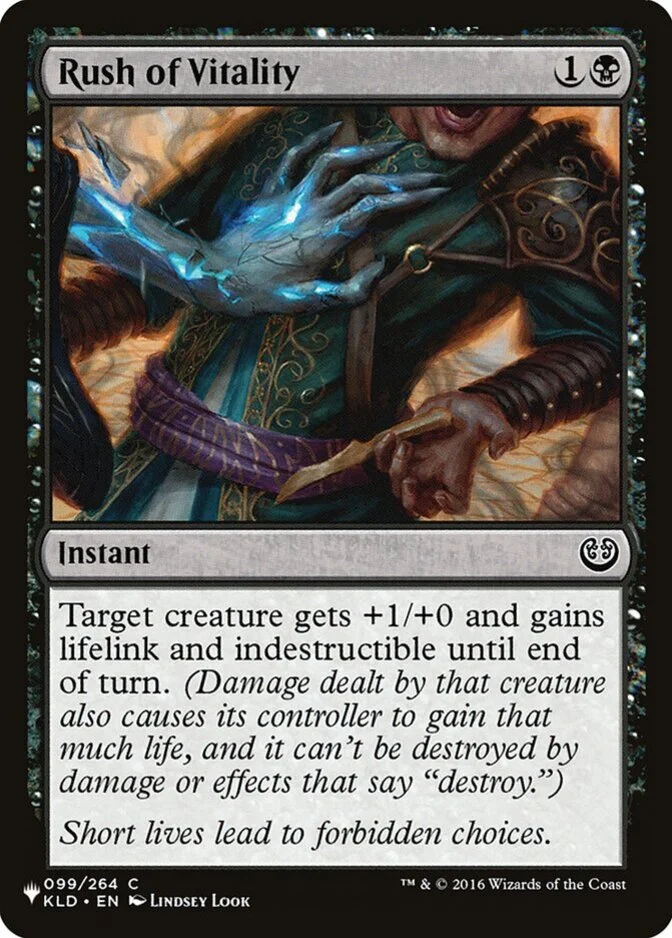 Rush of Vitality [PLIST]