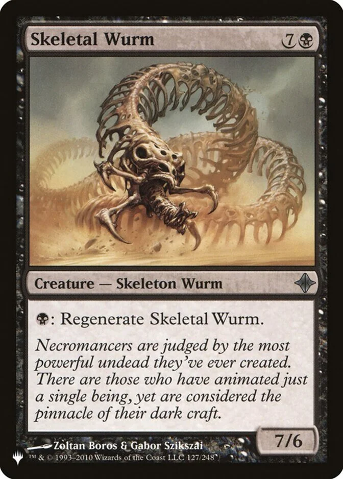 Skeletal Wurm [PLIST]