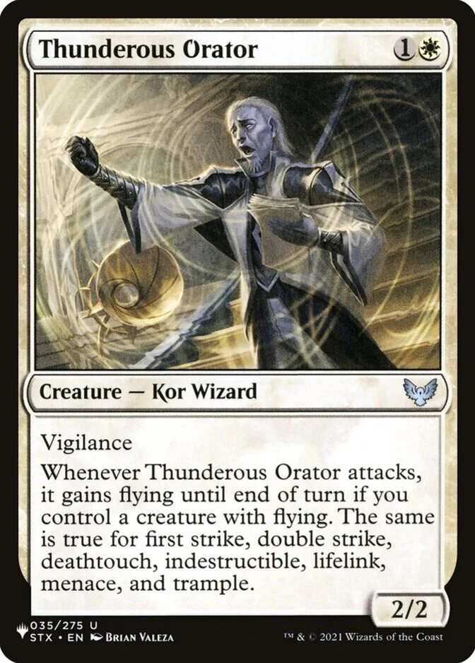 Thunderous Orator [PLIST]