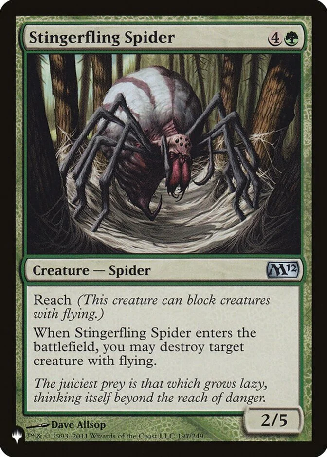 Stingerfling Spider [PLIST]