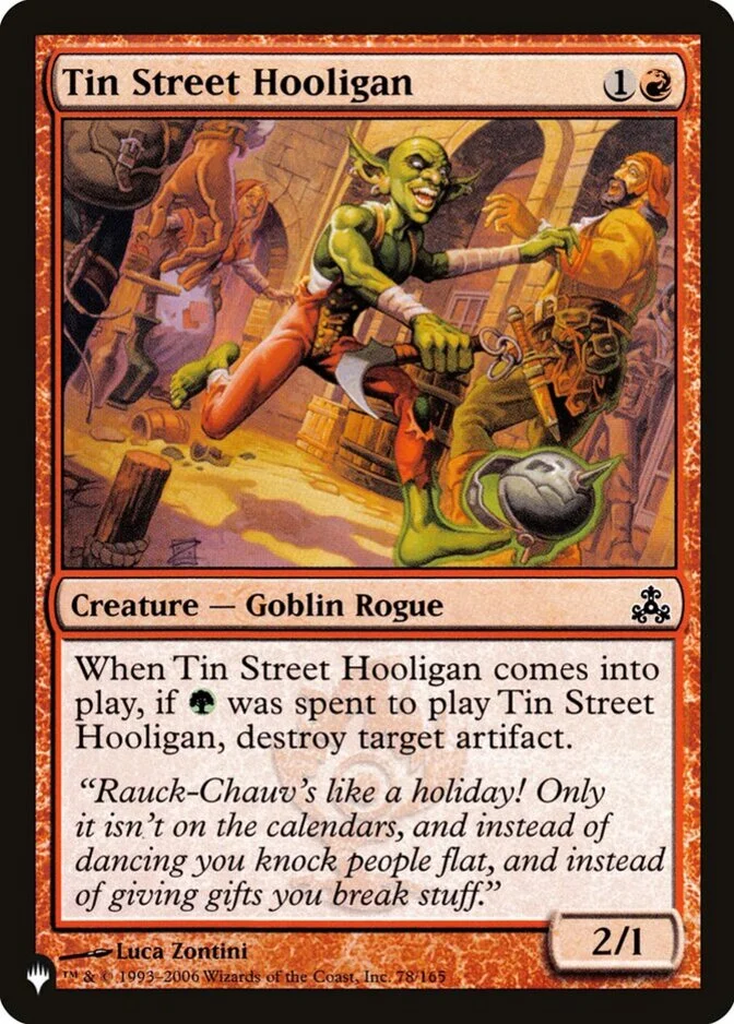 Tin Street Hooligan [PLIST]