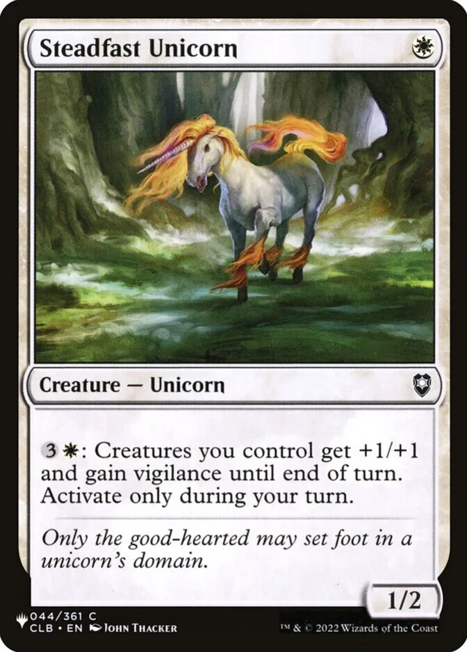 Steadfast Unicorn [PLIST]