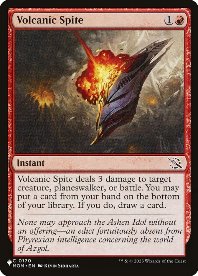 Volcanic Spite [PLIST]