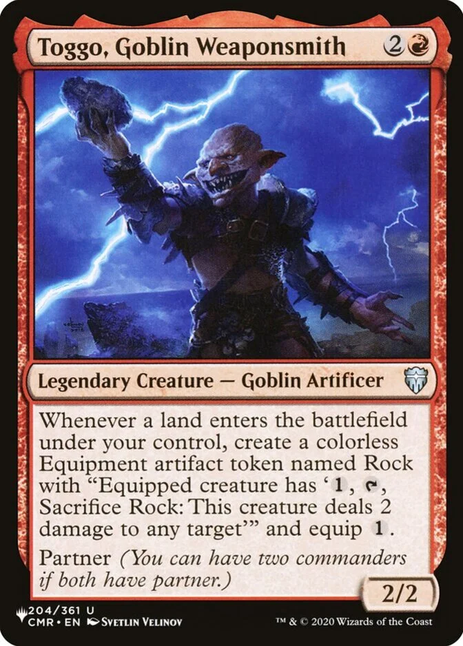 Toggo, Goblin Weaponsmith [PLIST]