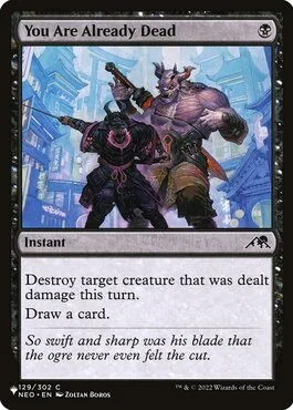 You Are Already Dead