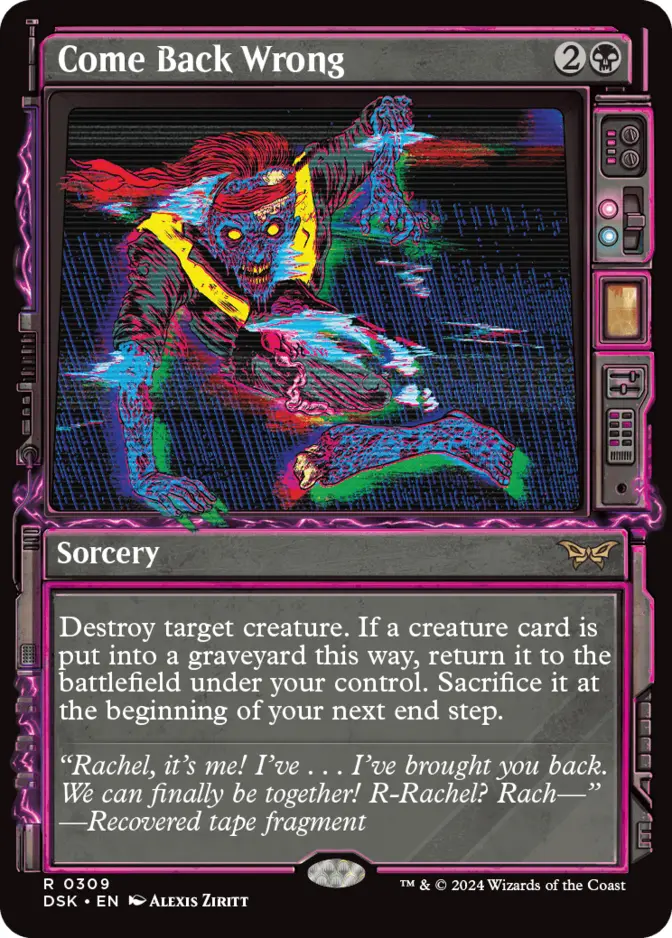 Come Back Wrong <showcase> [DSK] (F)