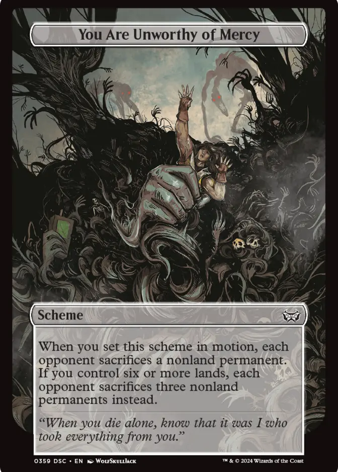 You Are Unworthy of Mercy [DSC]