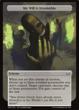 My Will Is Irresistible