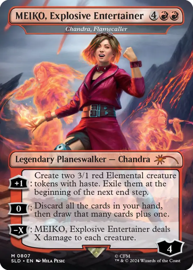 Chandra, Flamecaller <MEIKO, Explosive Entertainer - Hatsune Miku: Electric Entourage> [SLD]