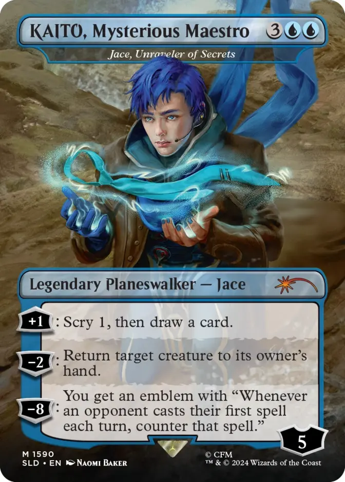 Jace, Unraveler of Secrets <KAITO, Mysterious Maestro - Hatsune Miku: Electric Entourage> [SLD]