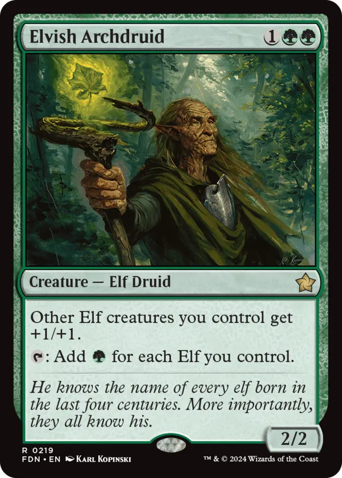 Elvish Archdruid [FDN]