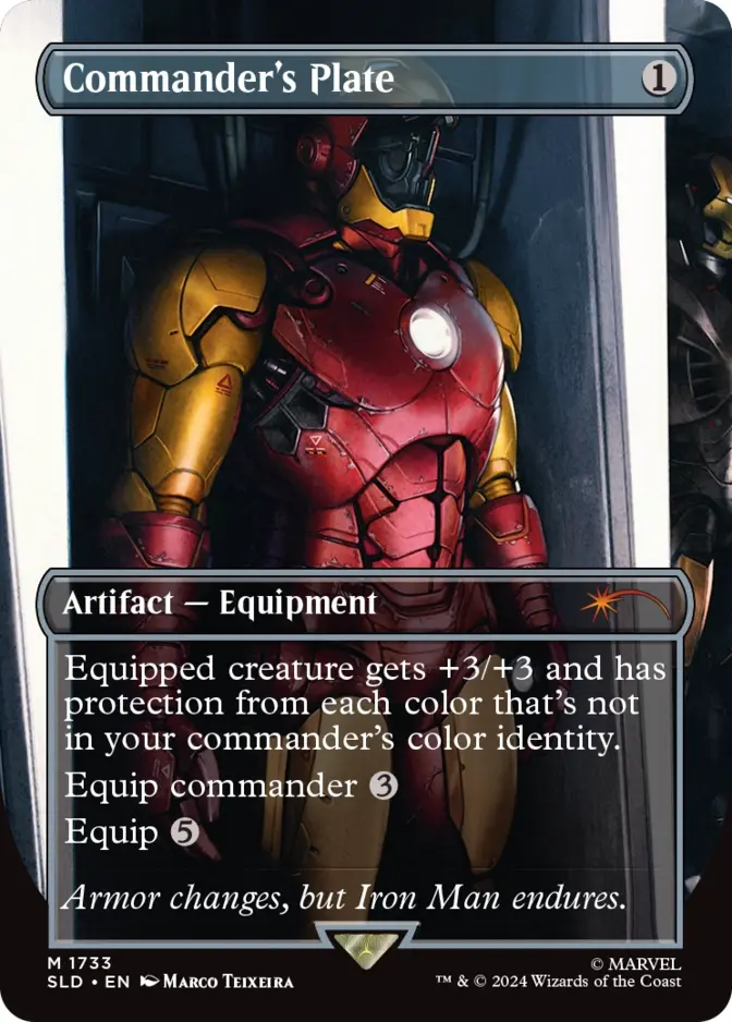 Commander's Plate <Marvel Iron Man> [SLD]