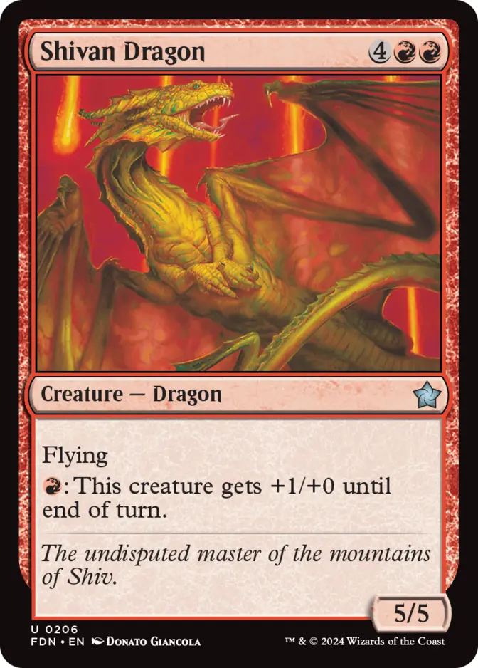 Shivan Dragon [FDN]