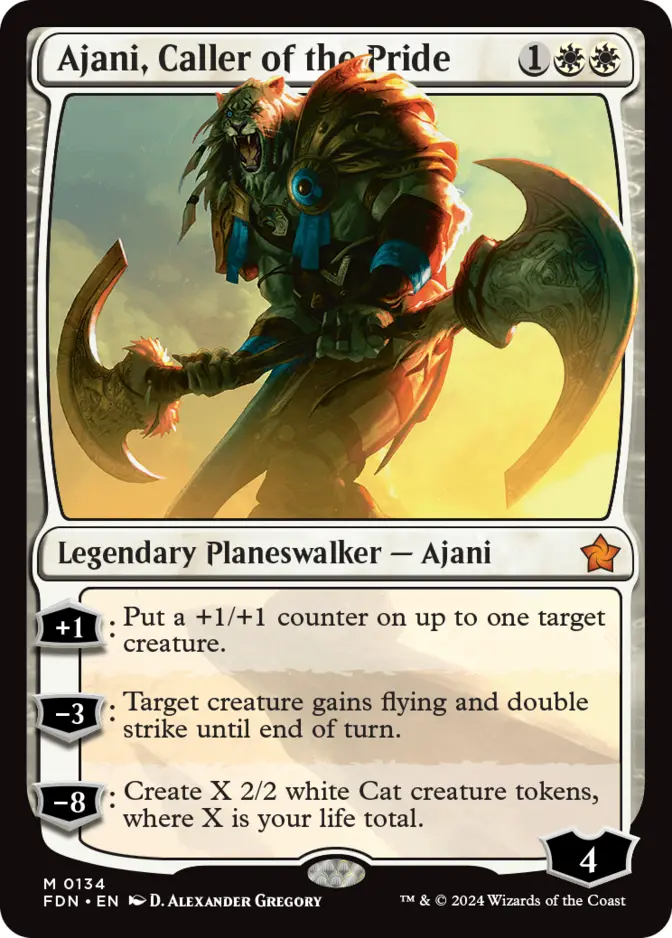 Ajani, Caller of the Pride [FDN]